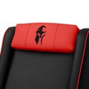 Ver imagem 6 de Poltrona Gamer Troia Streammer Reclinável Luxo Resistente até 150kg:corino Preto/vermelho