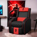Ver imagem 2 de Poltrona Gamer Troia Streammer Reclinável Luxo Resistente até 150kg:corino Preto/vermelho