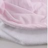 Manta Pompom Baby Comtac Kids Rosa e Branco - 2