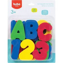 Brinquedo de banho - Letras e Números Buba - 2