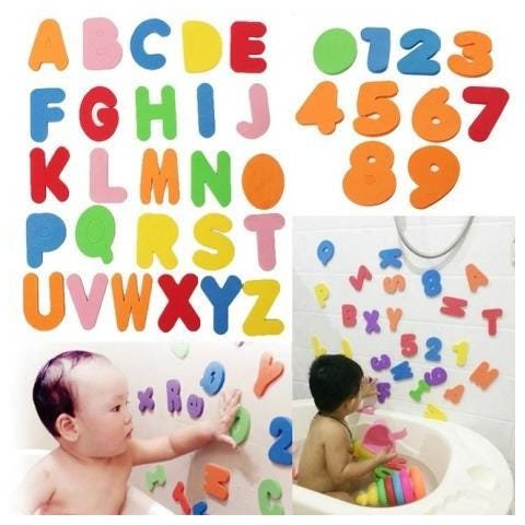 Brinquedo de banho - Letras e Números Buba