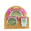 Ver imagem 3 de Kit Alimentação Eco Girotondo Baby 5 unidades - Hipopótamo
