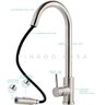 Torneira para cozinha gourmet Misturador Monocomando em Aço Inox Escovado Iriri Pingoo.casa - - 4