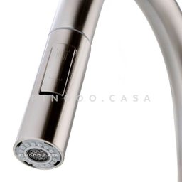 Torneira para cozinha gourmet Misturador Monocomando em Aço Inox Escovado Iriri Pingoo.casa - - 3