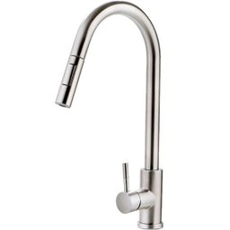 Torneira para cozinha gourmet Misturador Monocomando em Aço Inox Escovado Iriri Pingoo.casa - - 1