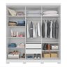 Guarda-Roupa Ilhéus Moval com Espelho - Branco - 3