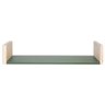 Kit Nicho Retangular Prateleira U Verde Real MDF/Madeira 60 - 5