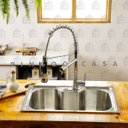 Ver imagem 2 de Cuba para Cozinha com Acessórios Carajás e Torneira Misturador Monocomando Gourmet Munim Pingoo.