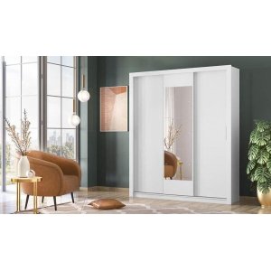 GUARDA ROUPA CASAL VERO 3 PORTAS BRANCO - DEMÓBILE
