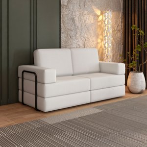 Sofá Cama à Vácuo 2 Lugares Linha Modular Flip Magic