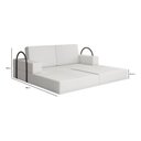 Ver imagem 6 de Sofá Cama à Vácuo 2 Lugares Linha Modular Flip Magic