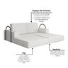 Sofá Cama à Vácuo 2 Lugares Linha Modular Flip Magic - 10