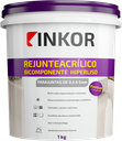 Ver imagem 4 de Kit 2 Rejuntes Acrilico Flexivel Premium 1kg Inkor Marrom Ambar