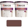 Kit 2 Rejuntes Acrilico Flexivel Premium 1kg Inkor Marrom Ambar - 1