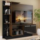 Ver imagem 1 de Estante Home Theater com Suporte para TV até 55 Polegadas Denver Multimóveis Duna/Preto