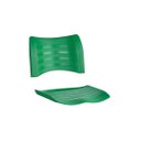 Ver imagem 4 de Cadeira de Escritorio Iso Turim Plastica Home Office Chair Cinza com Verde Popmov