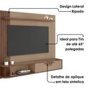 Ver imagem 5 de Painel Suspenso TV 65 pol 160 cm Jeri Fendi Carvalho Bechara