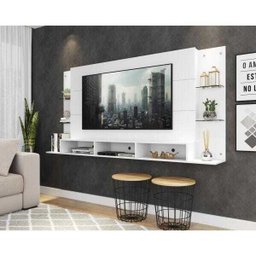 Painel para TV até 65 Polegadas Nairóbi Plus Multimóveis Branco - 7