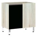 Ver imagem 1 de Balcão de Cozinha sem Tampo Canto Reto Luciane 80cm 1 Porta Luci Luciane Móveis