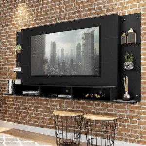 Painel para Tv Até 65 Polegadas Nairóbi Plus Multimóveis Preto