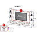 Ver imagem 6 de Painel para Tv Até 65 Polegadas Nairóbi Plus Multimóveis Preto