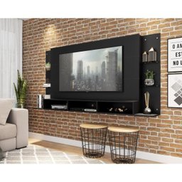 Painel para Tv Até 65 Polegadas Nairóbi Plus Multimóveis Preto - 7