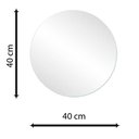 Ver imagem 2 de Espelho Multiuso Lapidado Pendurador Led Branco 40cm Redondo