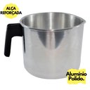 Ver imagem 3 de Leiteira 2l Fervedor Canecão de Alumínio Reforçado N16 Metal Grosso Resistente - Caneca Leite Ferver
