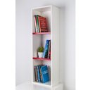 Ver imagem 1 de Estante Copacabana 3 Prateleiras MDP BP 80cm Branco Mercado Das Prateleiras