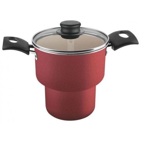 Cuscuzeira 16cm 2l especiarias cereja Brinox