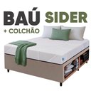 Ver imagem 5 de Cama Box Baú Base Sider Queen Bege + Colchão Umaflex Fit Firm D33 Altura 17cm -orthocamas