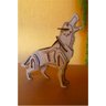 Miniatura Lobo Wolf Quebra Cabeça 3d Em Mdf - 2