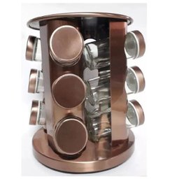 Porta Condimento Inox Com 12 Condimentos Tempero Qualidade Wincy - 1