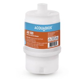 Kit 2 Refil Ab 100 Br/tr Acqua 5' Reposição Filtros Pou Blindado Tripla Filtração Acquabios - 4