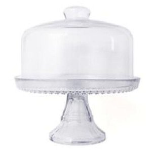 Conjunto Boleira Vidro Vitazza com Pé