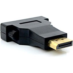 Adaptador Dvi Femea/dp Macho Pluscable Adp-102bk 441032000100 - 2