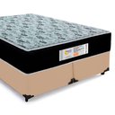 Ver imagem 3 de Cama Box Queen Bipartido Sintético + Colchão Molas Ensacadas Sereneprime Sonnolux 158x198x65 Bege