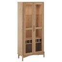 Ver imagem 1 de Cristaleira Madeira Macica Taeda 2 Portas com Led 180x80 Cm 3313u Tauari Festra