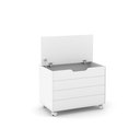 Ver imagem 4 de Bau Caixa de Brinquedos Brink com Tampa e Rodizios Off com Freijo