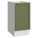 Ver imagem 1 de Balcão de Cozinha 40 cm 1 Porta (sem Tampo) Branco/Verde Vik Madesa