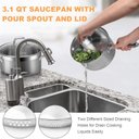 Ver imagem 3 de Duxtop Conjunto de Panelas Aço Inox 18 Peças Compatível com Indução