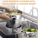 Ver imagem 4 de Duxtop Conjunto de Panelas Aço Inox 18 Peças Compatível com Indução