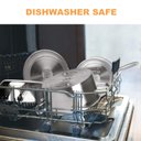 Ver imagem 6 de Duxtop Conjunto de Panelas Aço Inox 18 Peças Compatível com Indução