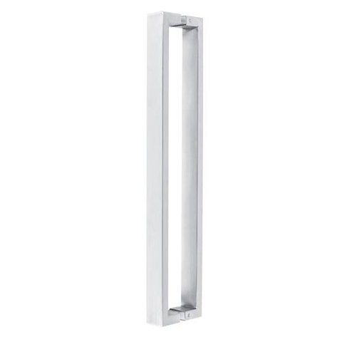 Puxador Porta de Madeira ou Vidro 4cm x 1,5cm Inox - Polido Loja da Indústria 415mm x 400mm