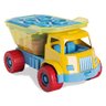 Caminhão com caçamba cabine amarela - brinquedo didático Cardoso Toys - 1