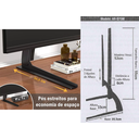 Ver mais imagens de Suporte de Mesa para TV Base 36'' a 75'' LCD LED Oled Qled 42 43 50 55 58 60 65 70 75 Polegadas