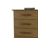 Ver imagem 2 de Cômoda com 8 Gavetas Pés Rodízios Jade – Freijó – Móveis Primus