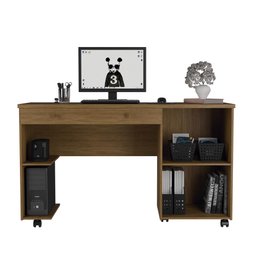 Escrivaninha com 1 Gaveta e 1 Porta Ariel - Freijó - Móveis Primus - 4 Escrivaninha com 1 Gaveta e 1 Porta Ariel - Freijó - Móveis Primus - 4