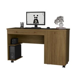 Escrivaninha com 1 Gaveta e 1 Porta Ariel - Freijó - Móveis Primus - 5 Escrivaninha com 1 Gaveta e 1 Porta Ariel - Freijó - Móveis Primus - 5