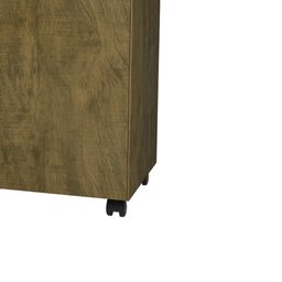 Escrivaninha com 1 Gaveta e 1 Porta Ariel - Amêndoa Wood - Móveis Primus - 3